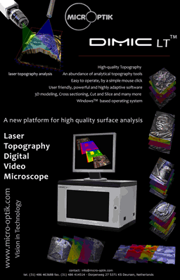 DIMIC&trade; LT Laser Topography Digital Video Microscope